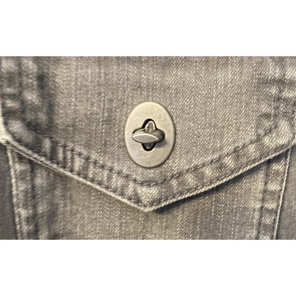 Additions by Chico's Women's Jacket Stretch Denim Gray Size 3 - Picture 3 of 7